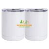 10 oz. White Stainless Steel Short Tumbler Thumbnail
