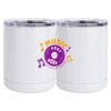10 oz. White Stainless Steel Short Tumbler Thumbnail