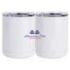 10 oz. White Stainless Steel Short Tumbler Thumbnail