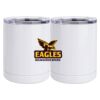 10 oz. White Stainless Steel Short Tumbler Thumbnail