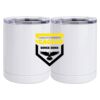 10 oz. White Stainless Steel Short Tumbler Thumbnail