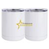 10 oz. White Stainless Steel Short Tumbler Thumbnail