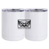 10 oz. White Stainless Steel Short Tumbler Thumbnail