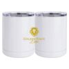 10 oz. White Stainless Steel Short Tumbler Thumbnail