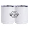 10 oz. White Stainless Steel Short Tumbler Thumbnail
