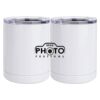 10 oz. White Stainless Steel Short Tumbler Thumbnail