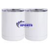 10 oz. White Stainless Steel Short Tumbler Thumbnail