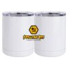 10 oz. White Stainless Steel Short Tumbler Thumbnail