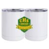 10 oz. White Stainless Steel Short Tumbler Thumbnail