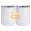 10 oz. White Stainless Steel Short Tumbler Thumbnail