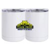 10 oz. White Stainless Steel Short Tumbler Thumbnail