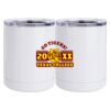 10 oz. White Stainless Steel Short Tumbler Thumbnail