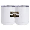 10 oz. White Stainless Steel Short Tumbler Thumbnail