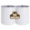 10 oz. White Stainless Steel Short Tumbler Thumbnail