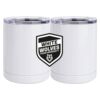 10 oz. White Stainless Steel Short Tumbler Thumbnail