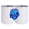 10 oz. White Stainless Steel Short Tumbler Thumbnail