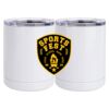 10 oz. White Stainless Steel Short Tumbler Thumbnail