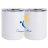 10 oz. White Stainless Steel Short Tumbler Thumbnail