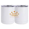 10 oz. White Stainless Steel Short Tumbler Thumbnail