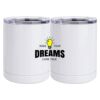10 oz. White Stainless Steel Short Tumbler Thumbnail
