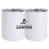 10 oz. White Stainless Steel Short Tumbler Thumbnail
