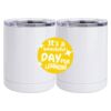 10 oz. White Stainless Steel Short Tumbler Thumbnail