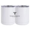 10 oz. White Stainless Steel Short Tumbler Thumbnail