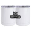 10 oz. White Stainless Steel Short Tumbler Thumbnail
