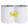 10 oz. White Stainless Steel Short Tumbler Thumbnail