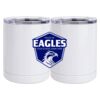 10 oz. White Stainless Steel Short Tumbler Thumbnail