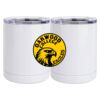 10 oz. White Stainless Steel Short Tumbler Thumbnail
