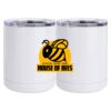 10 oz. White Stainless Steel Short Tumbler Thumbnail
