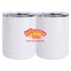10 oz. White Stainless Steel Short Tumbler Thumbnail