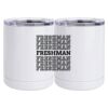 10 oz. White Stainless Steel Short Tumbler Thumbnail
