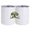 10 oz. White Stainless Steel Short Tumbler Thumbnail