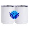 10 oz. White Stainless Steel Short Tumbler Thumbnail