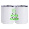 10 oz. White Stainless Steel Short Tumbler Thumbnail