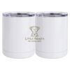 10 oz. White Stainless Steel Short Tumbler Thumbnail