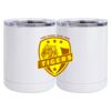 10 oz. White Stainless Steel Short Tumbler Thumbnail
