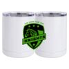 10 oz. White Stainless Steel Short Tumbler Thumbnail