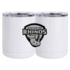 10 oz. White Stainless Steel Short Tumbler Thumbnail