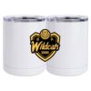 10 oz. White Stainless Steel Short Tumbler Thumbnail