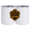 10 oz. White Stainless Steel Short Tumbler Thumbnail