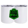 10 oz. White Stainless Steel Short Tumbler Thumbnail