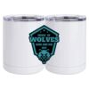10 oz. White Stainless Steel Short Tumbler Thumbnail