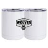 10 oz. White Stainless Steel Short Tumbler Thumbnail