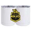 10 oz. White Stainless Steel Short Tumbler Thumbnail