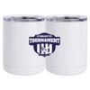 10 oz. White Stainless Steel Short Tumbler Thumbnail