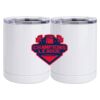 10 oz. White Stainless Steel Short Tumbler Thumbnail