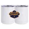 10 oz. White Stainless Steel Short Tumbler Thumbnail